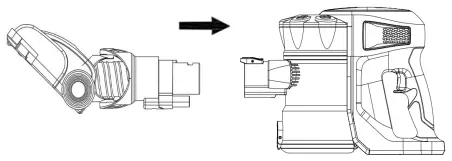 Assembling the motorized illuminated floor brush-Figure 3