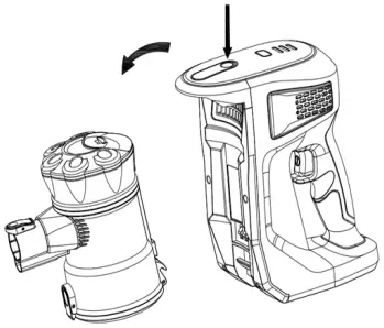 Cleaning the dust container Figure 1