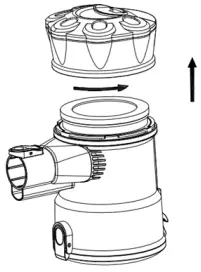 Cleaning the filter Figure 1