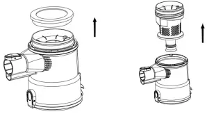 Cleaning the filter Figure 2