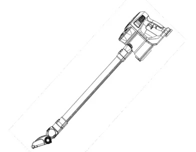 Rapid Red Cordless Stick Vacuum