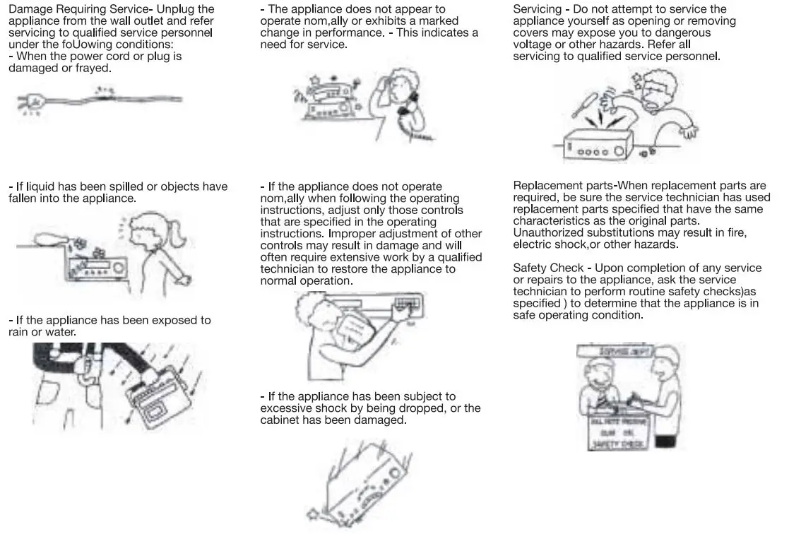 QFX VP-109 Digital Multimedia Player Instruction Manual - Service