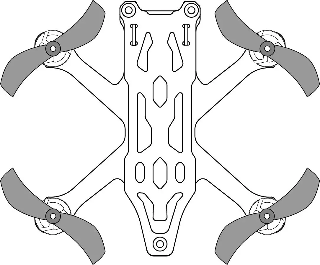 GEPRC SMART16 HD Caddx Polar Drone FPV PNP- Install Propellers