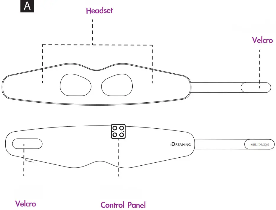 iDREAMING MK 01 Wireless Music Sleep Mask