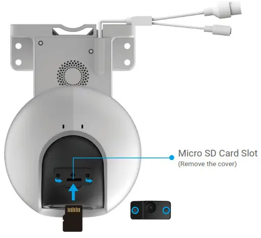 EZVIZ CSC8PF6E Smart Home Camera- Micro SD Card