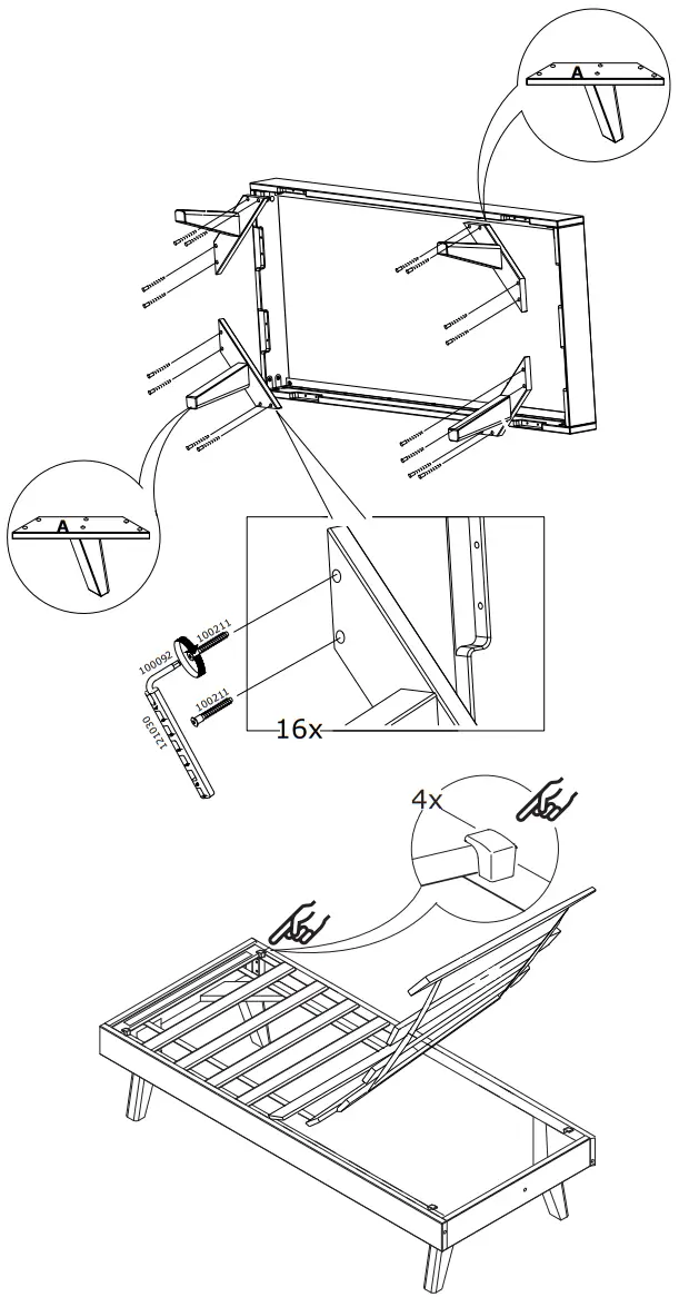 IKEA HALVDAN Dining Bench With Cushions - fig17