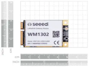 Seeed Technology WM1302 LoRaWAN Gateway Module(SPI) - Dimension
