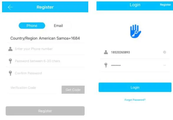 VSH T1B-TTB Smart Door Lock - TTlock users can register the account