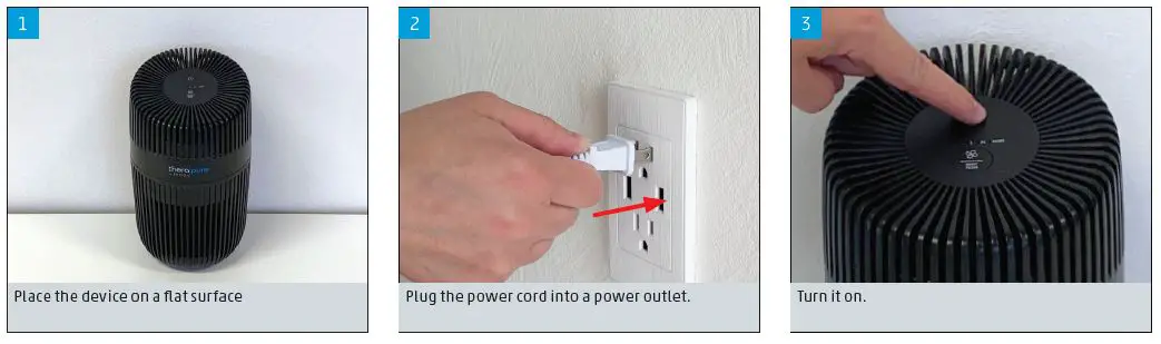 therapure TP150 Desktop Purifier with UV img3