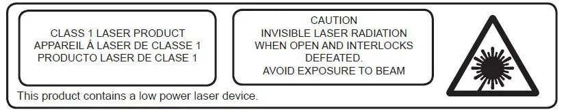 Lenco SCD 301 Portable Radio CD Player- Laser Product