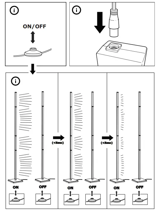 IKEA BEKNIP Led Floor Lamp - fig 3