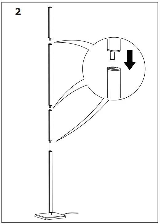 IKEA BEKNIP Led Floor Lamp - fig 4