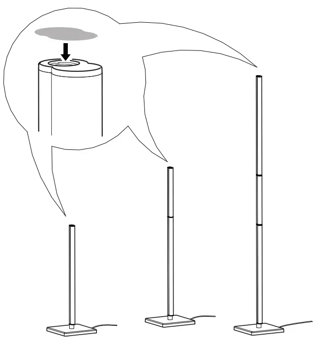 IKEA BEKNIP Led Floor Lamp - fig