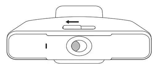  open the privacy shutter, move the slider to the left