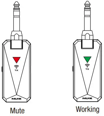 NUX B 5RC Wireless System - Mute function