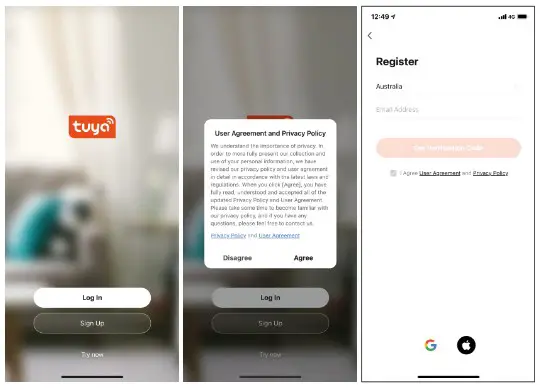 bewello BW2030 Smart Indoor WiFi Security Camera - Registration 1
