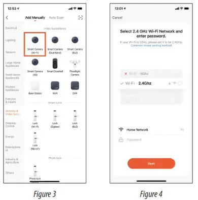 bewello BW2030 Smart Indoor WiFi Security Camera - Registration 4