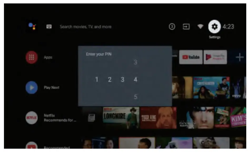 F U FLA43130UH 43 Inch 4K Ultra HD Android TV FIG 17