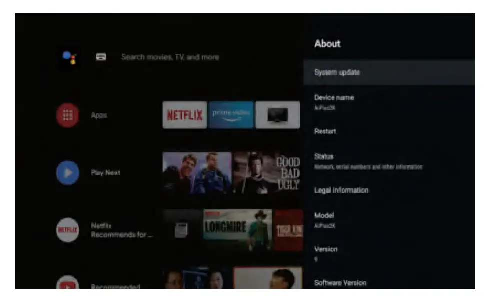 F U FLA43130UH 43 Inch 4K Ultra HD Android TV FIG 19