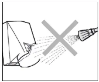 kranzle WS 700 TS High Pressure Cleaner - Safety notes - This is prohibited! 4
