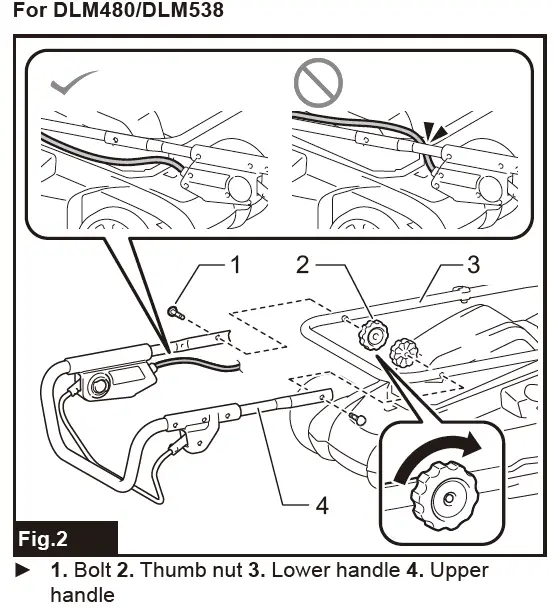 makita-DLM480-Cordless-Lawn-Mower-FIG-2