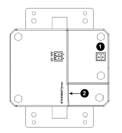 IPEX5001-WP-W Rear Panel