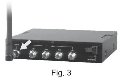 MIPRO AD-808 UHF 4 Channel Active Antenna Combiner- fig3