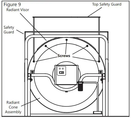 PROTEMP PT-80-OFR Kerosene and Diesel Radiant Utility Heater FIG 10