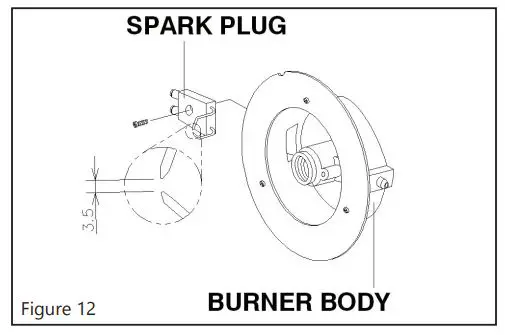 PROTEMP PT-80-OFR Kerosene and Diesel Radiant Utility Heater FIG 12