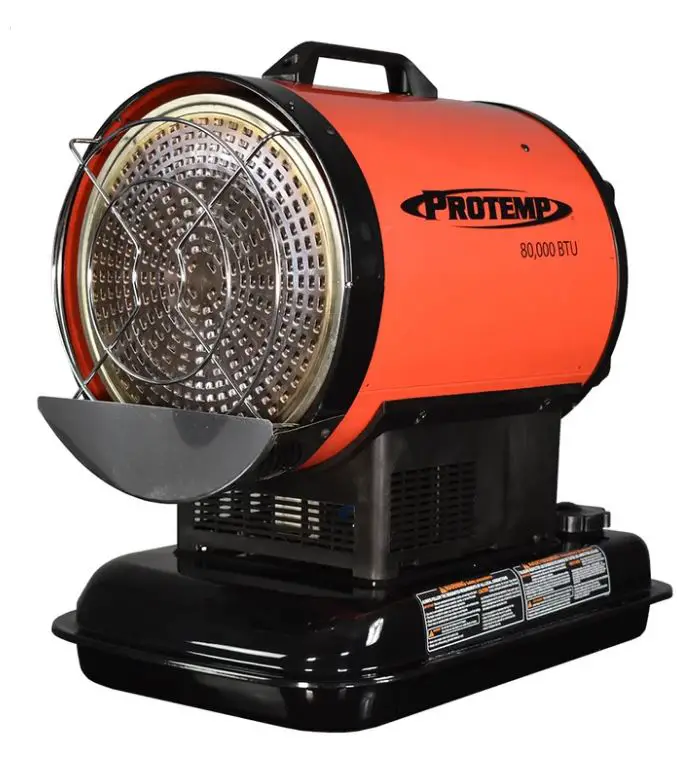 PROTEMP PT-80-OFR Kerosene and Diesel Radiant Utility Heater PRODUCT