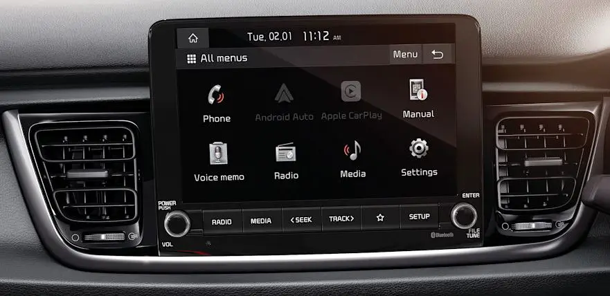 KIA-RIO-Vehicle-Infotainment-System-image