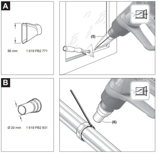 BOSCH GHG 180 Professional Heat Gun - figure 2