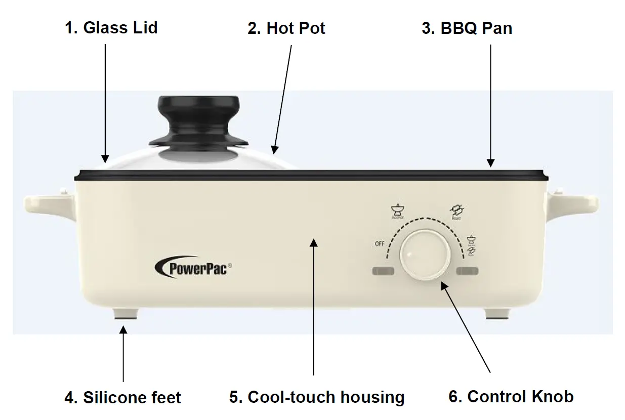 PowerPac-PPMC728-2-in-1-Steamboat-and-BBQ-Grill-fig-1