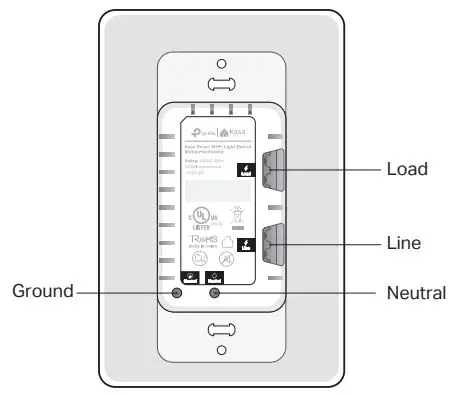 tp-link HS200 Smart Wi-Fi Dimmer Switch User Guide - Connect the wires to the smart dimmer STEP 1 switch