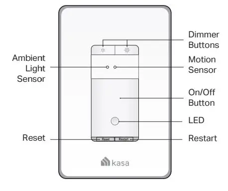 tp-link HS200 Smart Wi-Fi Dimmer Switch User Guide - Product Overview