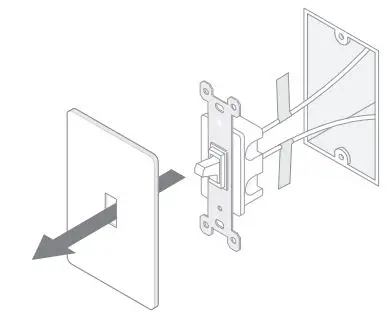 tp-link HS200 Smart Wi-Fi Dimmer Switch User Guide - Turn off the circuit breaker and remove the old wallplate
