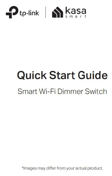 tp-link HS200 Smart Wi-Fi Dimmer Switch User Guide