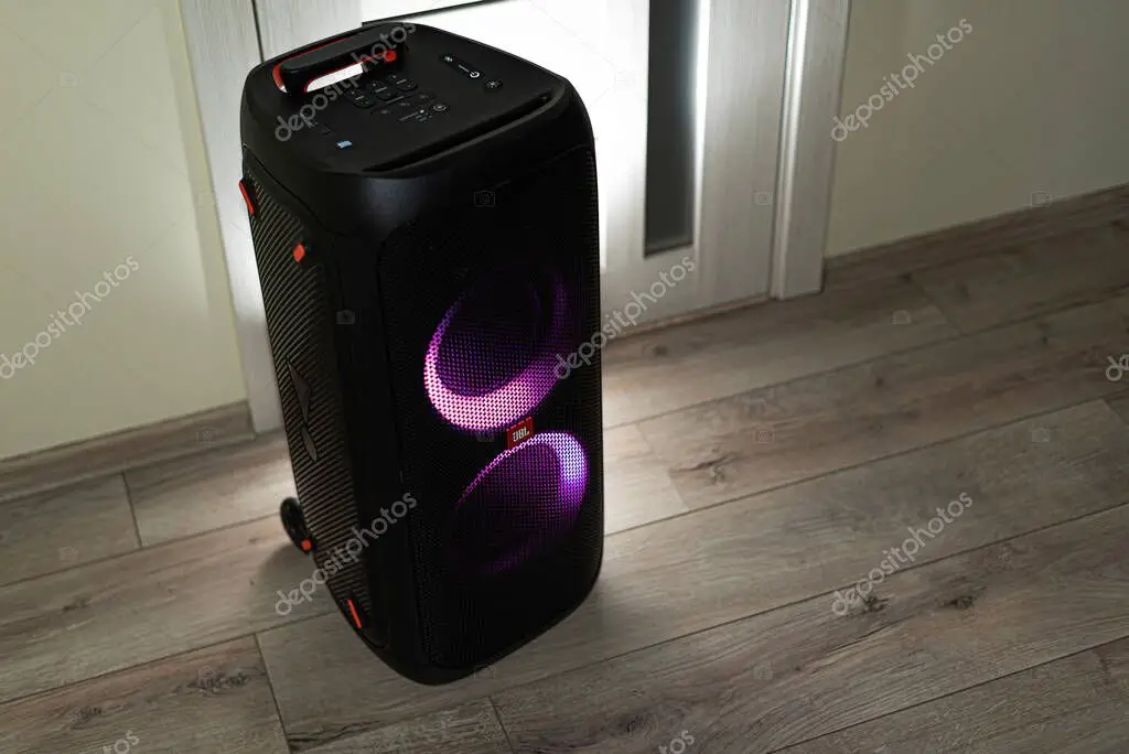 Jbl Portable Party Speaker Dazzling Lights Powerful Pro Sound User Guide