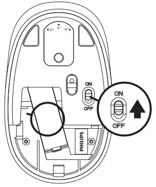 PHILIPS SPK747B 400 Series Mouse - 4G wireless connection guide 2