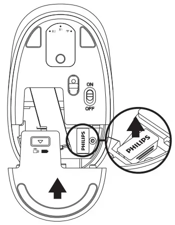 PHILIPS SPK747B 400 Series Mouse - 4G wireless connection guide 3