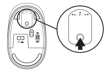 PHILIPS SPK747B 400 Series Mouse - Mouse Bluetooth connection