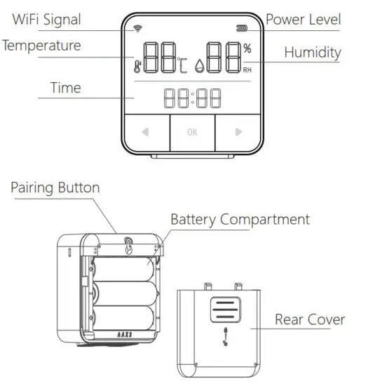 Sz Pgst PA 010 WiFi Thermometer Hygrometer - fig1