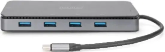 DIGITUS DA 70896 11 Port USB C Docking Station with SSD Enclosure - Fig