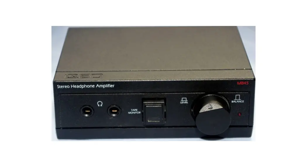 Qed Mb45 Headphone Amplifier User Manual Qed Mb45 Headphone Amplifier User Manual