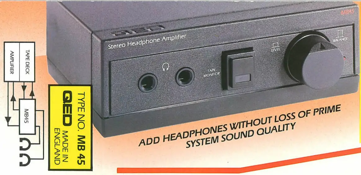 QED MB45 Headphone Amplifier fig