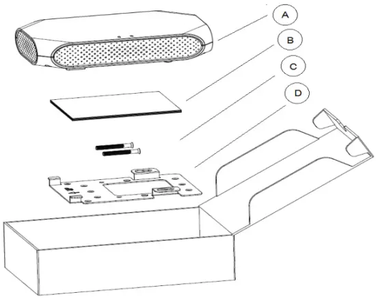 OmniAccess AP1301H Stellar access point - Fig