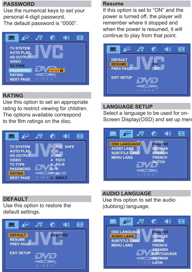 JVC XS-N5320PBBA DVD SPEAKER SYSTEM WITH BLUETOOTH - System Setup 2