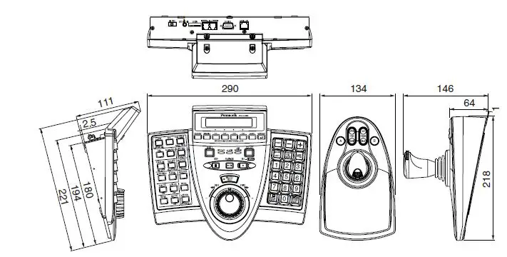 Panasonic WJ-SX150A CCTV Switcher 28
