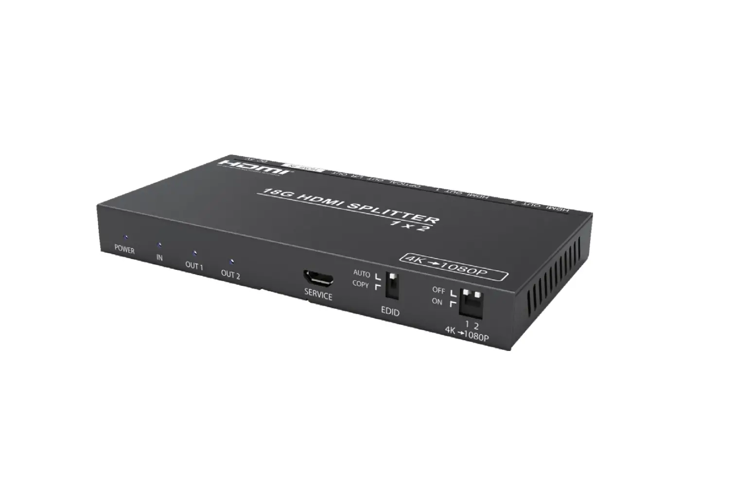 Link-mi Ent-sp20b2a Hdmi 1x2 Splitter With Video Scaler/audio Extract User Manual Link-mi Ent-sp20b2a Hdmi 1x2 Splitter With Video Scaler/audio Extract User Manual