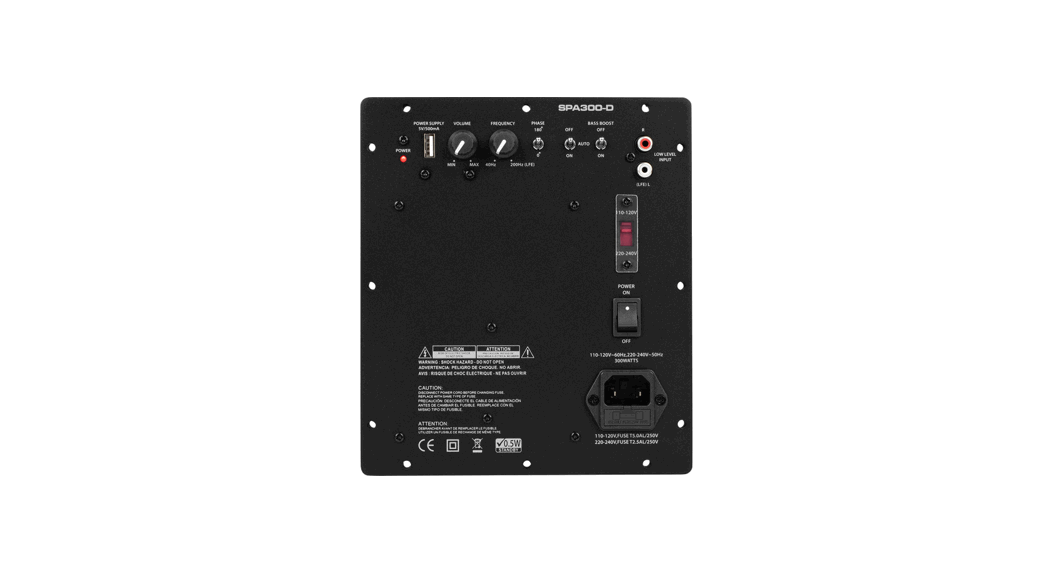 Dayton-audio Spa300-d 300watt Subwoofer Plate Amplifier User Manual Dayton-audio Spa300-d 300watt Subwoofer Plate Amplifier User Manual